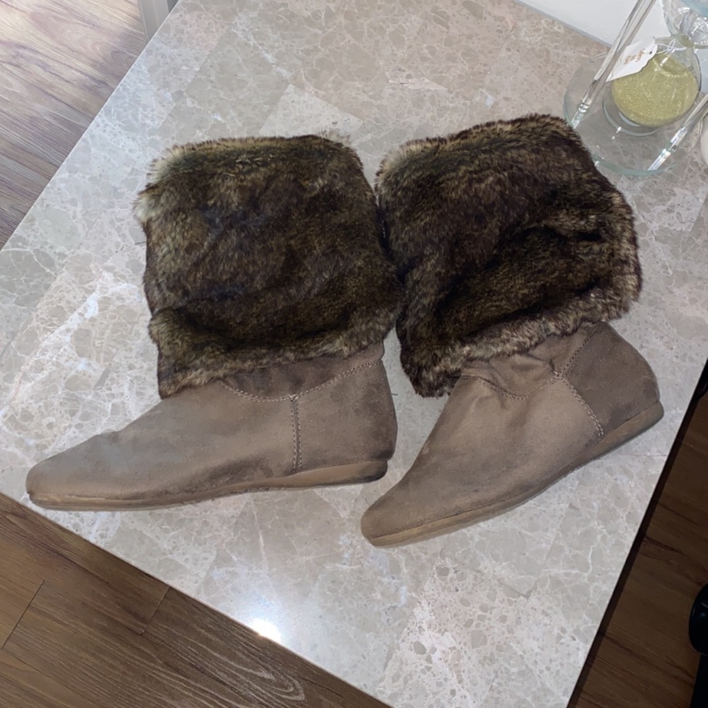 Two Way Fur Boots